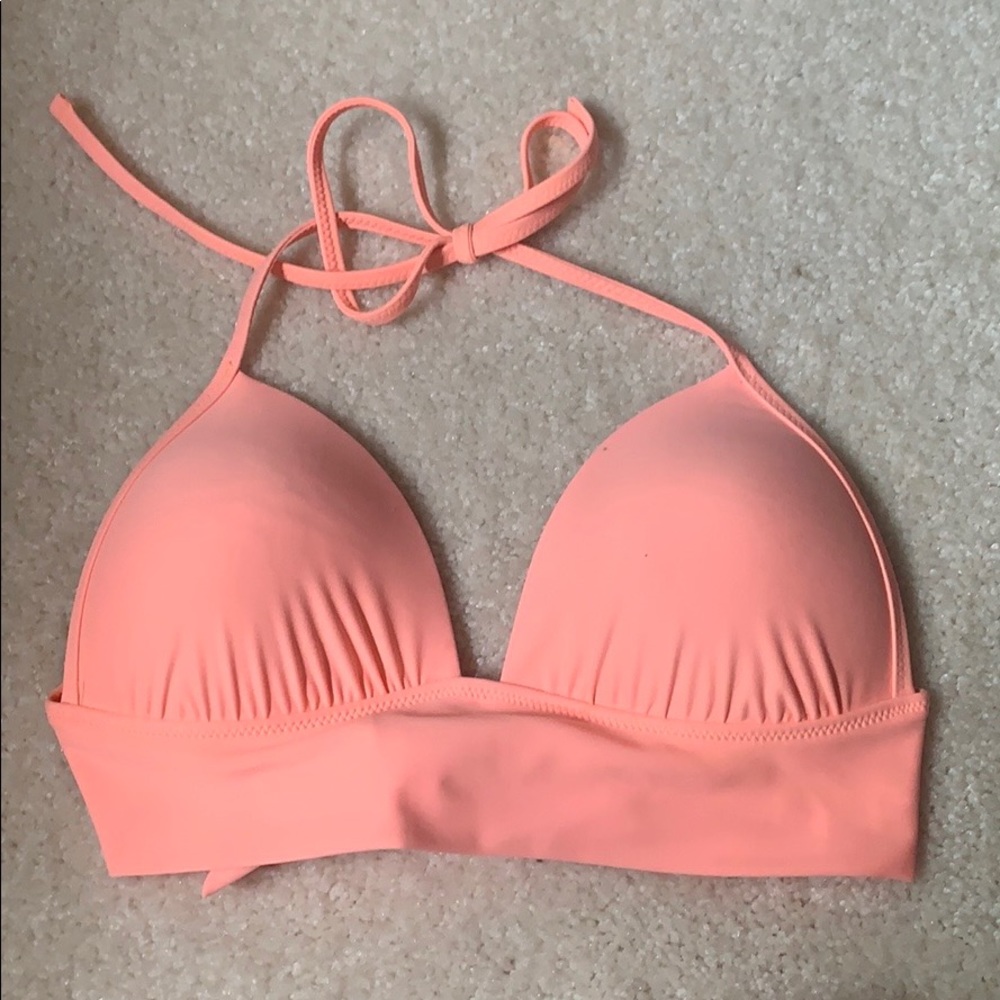 coral aerie bathing suit top